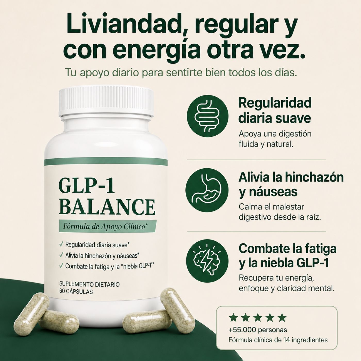 GLP-1 BALANCE | Regularidad, Energía y Confort Digestivo