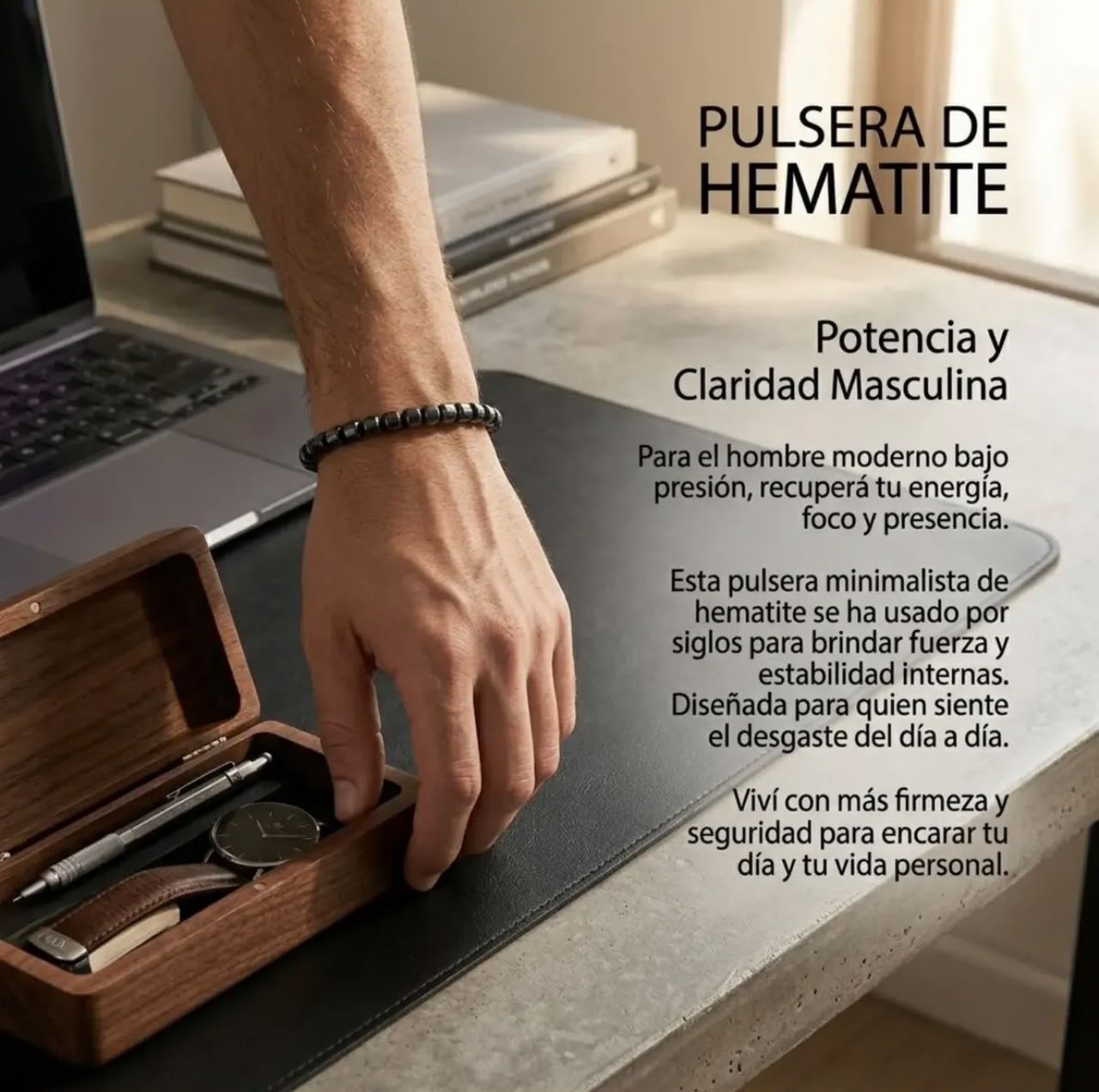 Pulsera Hematite Protectora