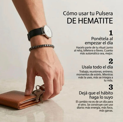 Pulsera Hematite Protectora